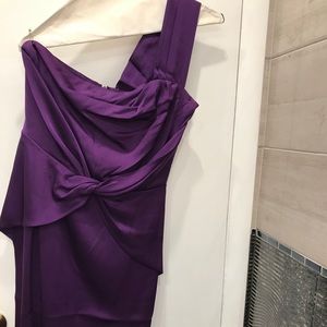 Satin One Strap Dress
